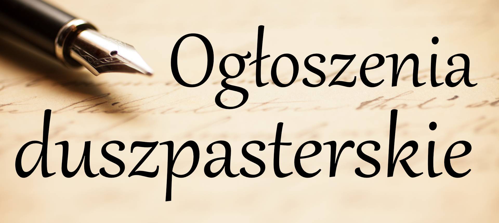 Ogłoszenia duszpasterskie 25 października 2026